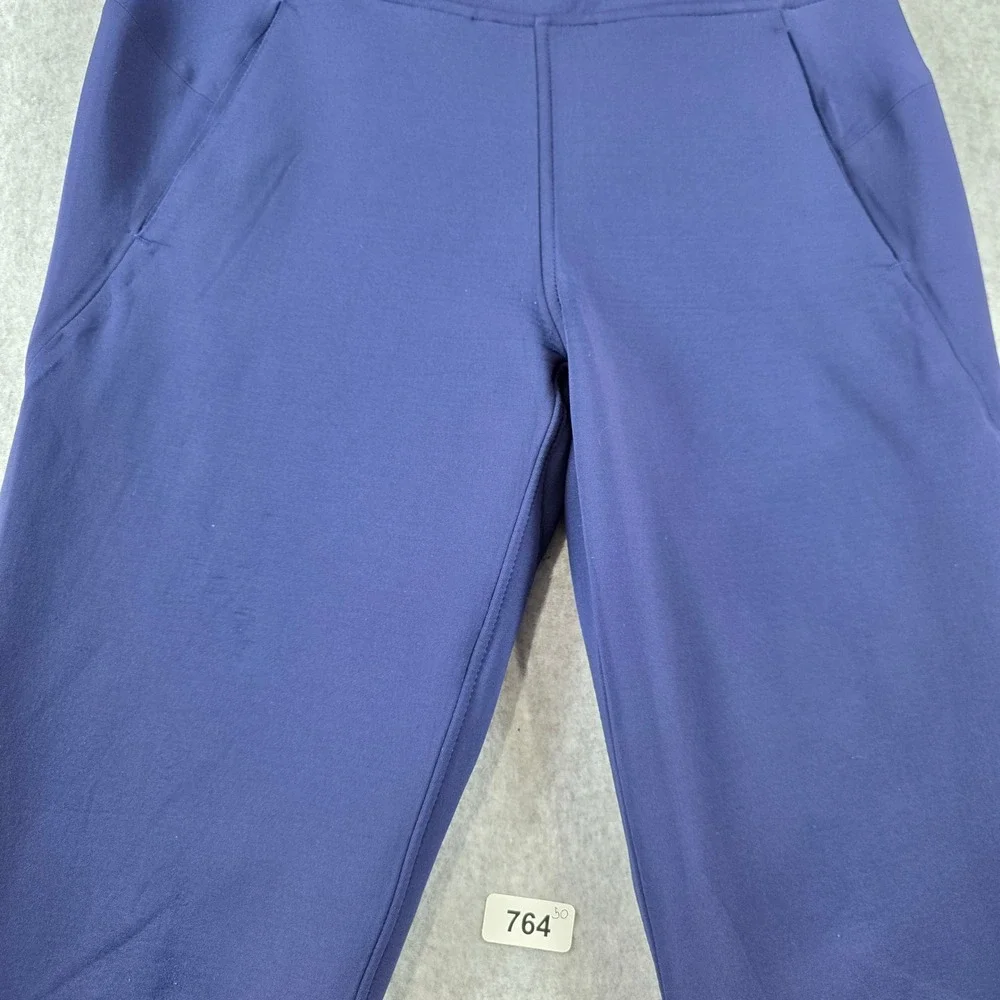 Lululemon Scuba High-Rise Jogger Navy Blue‎ Fleece Sweatpants Womens Size 4